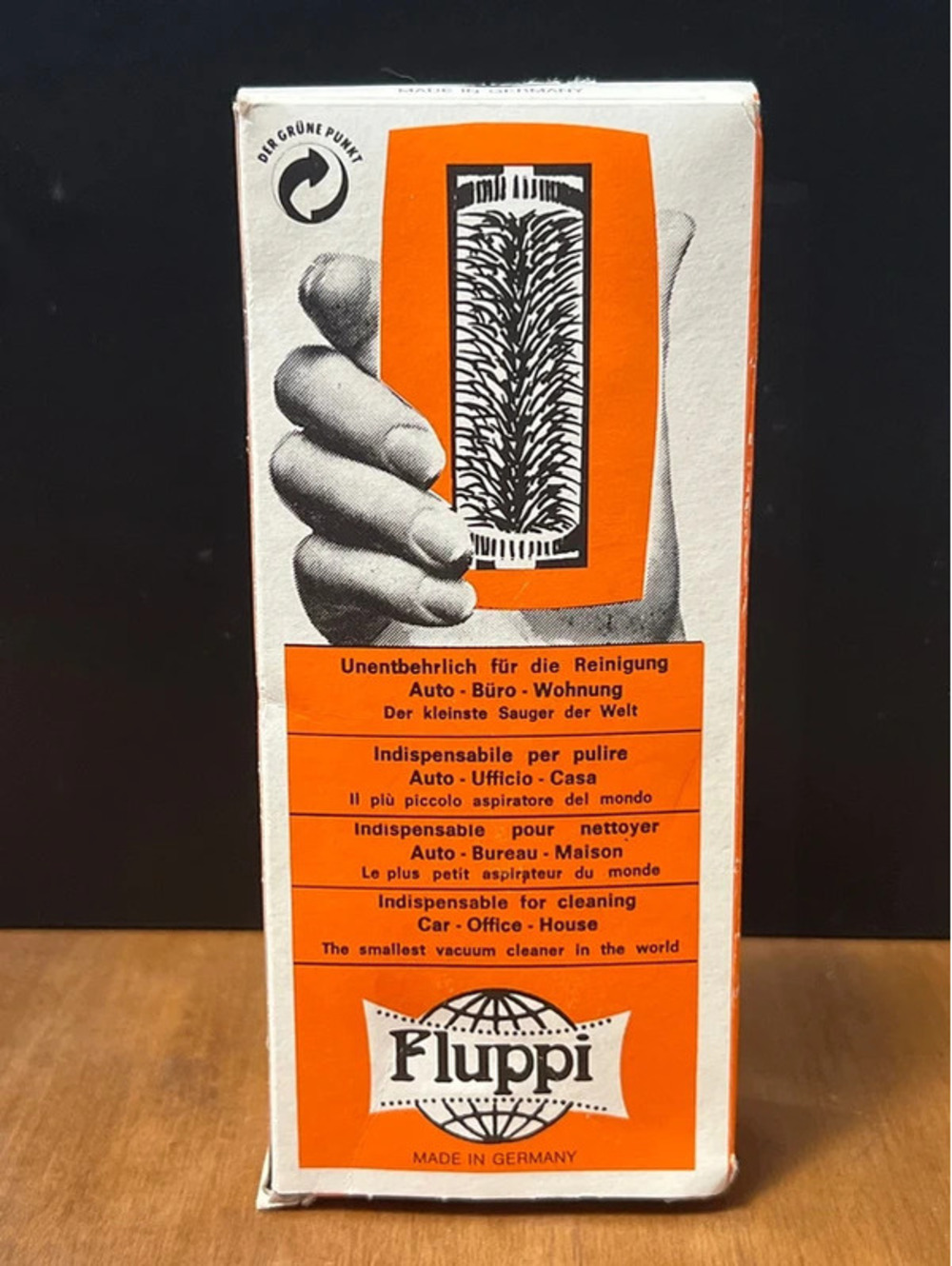 Fluppi Made in West Germany Vintage Lint Roller Brush
